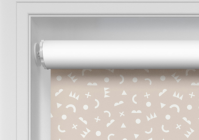 Eighties Shapes, Beige - Twist&Fit Roller Blind - Image 10